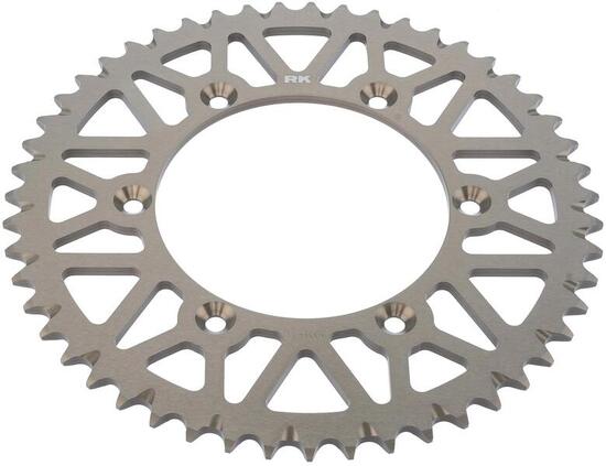 Rk chain wheel 520 52z alu go hard anodized