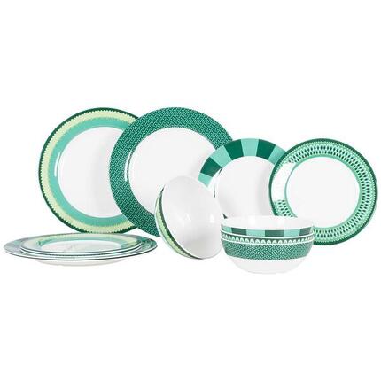 Colour Line - Service - Vert - 12 Pièces