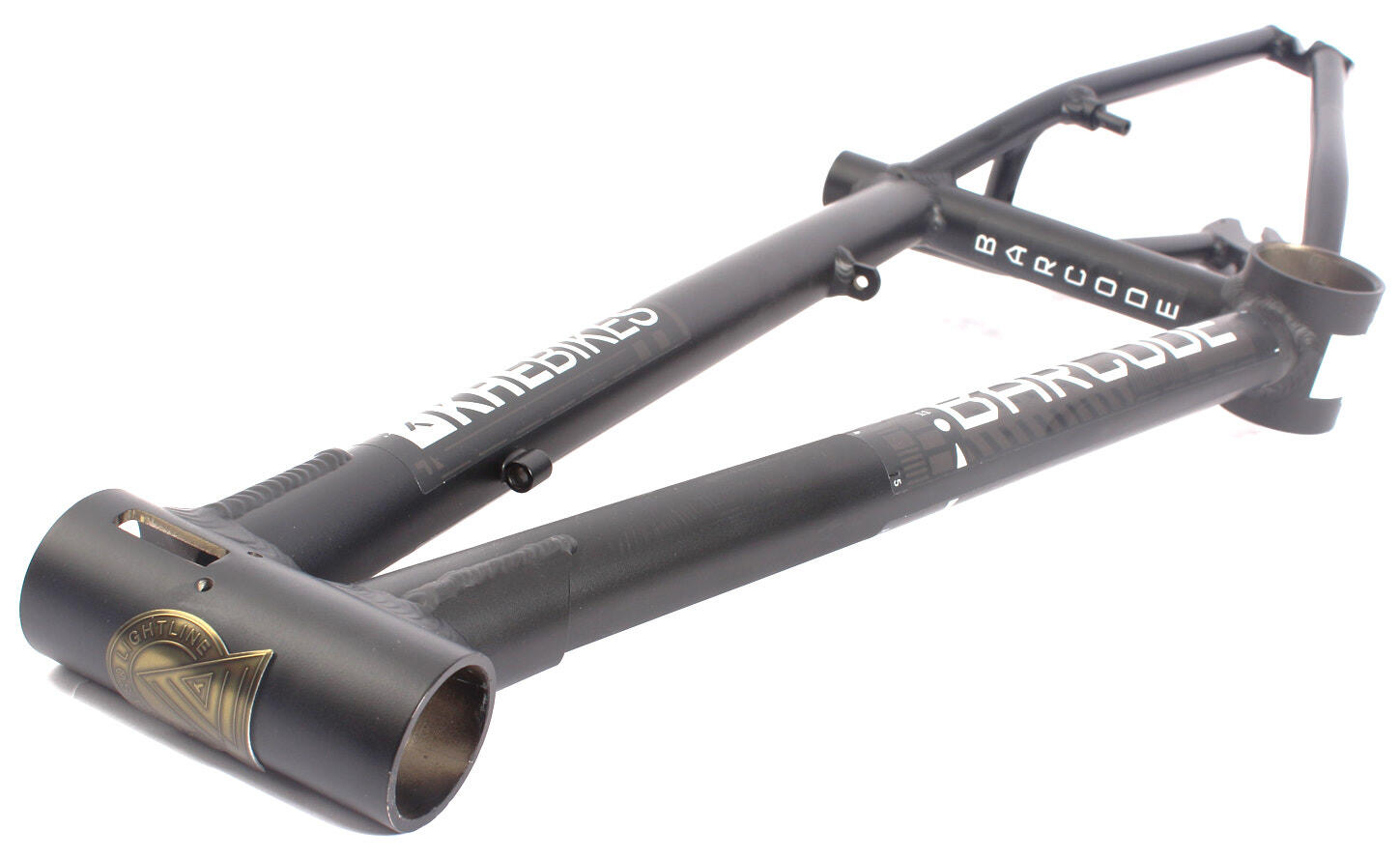 CADRE BMX BARCODE NOIR ALUMINIUM KHEBIKES 3/5
