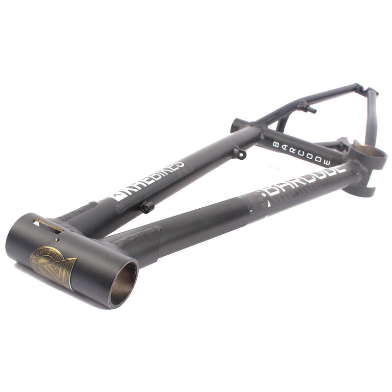 Cadru BMX BARCODE negru aluminiu KHEBIKES