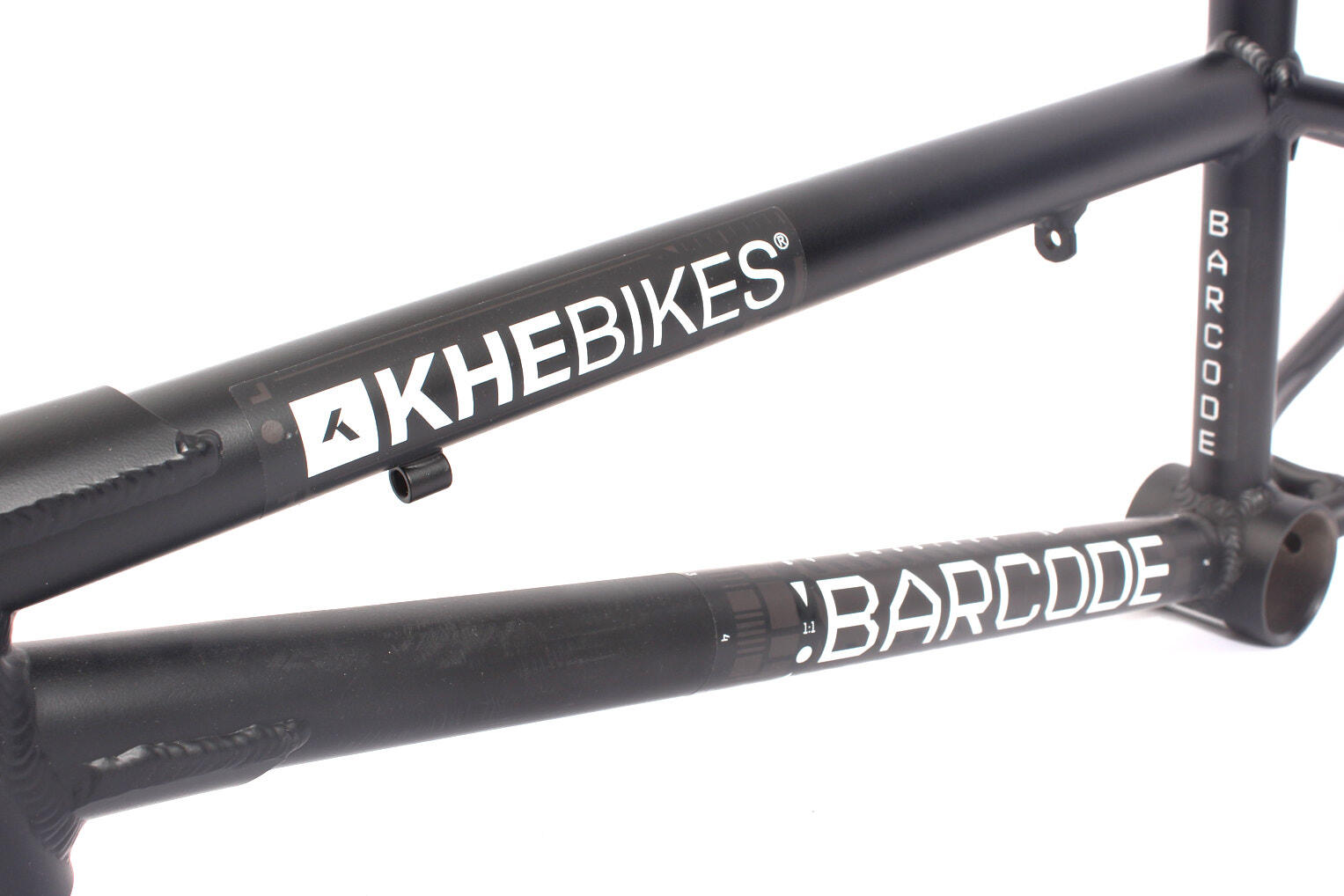 CADRE BMX BARCODE NOIR ALUMINIUM KHEBIKES 2/5