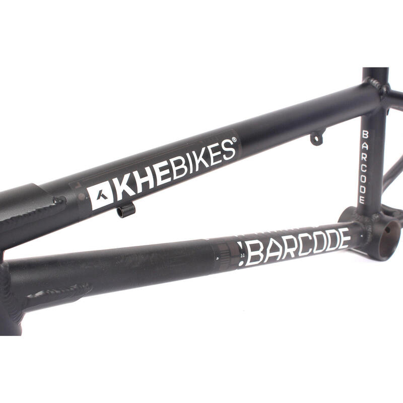 BMX rám BARCODE černý hliník KHEBIKES