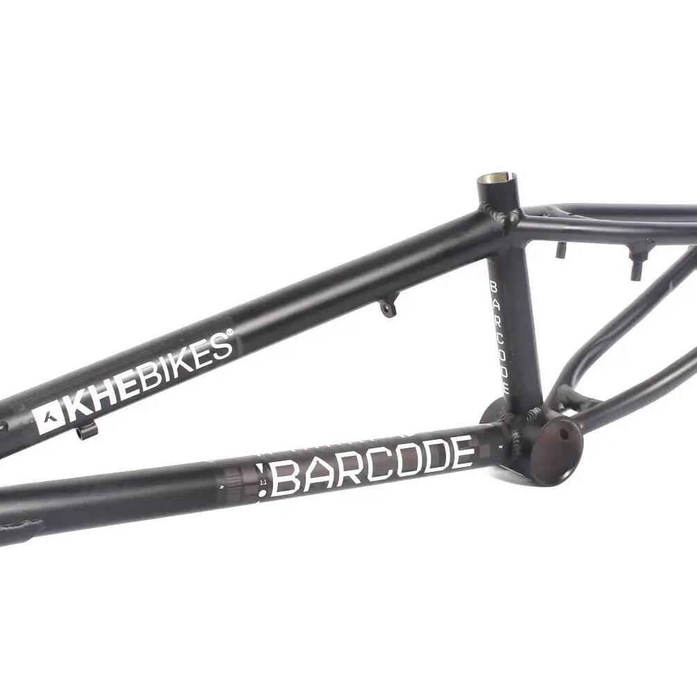 BMX frame BARCODE black aluminium KHEbikes