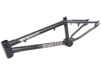 CADRE BMX BARCODE NOIR ALUMINIUM KHEBIKES