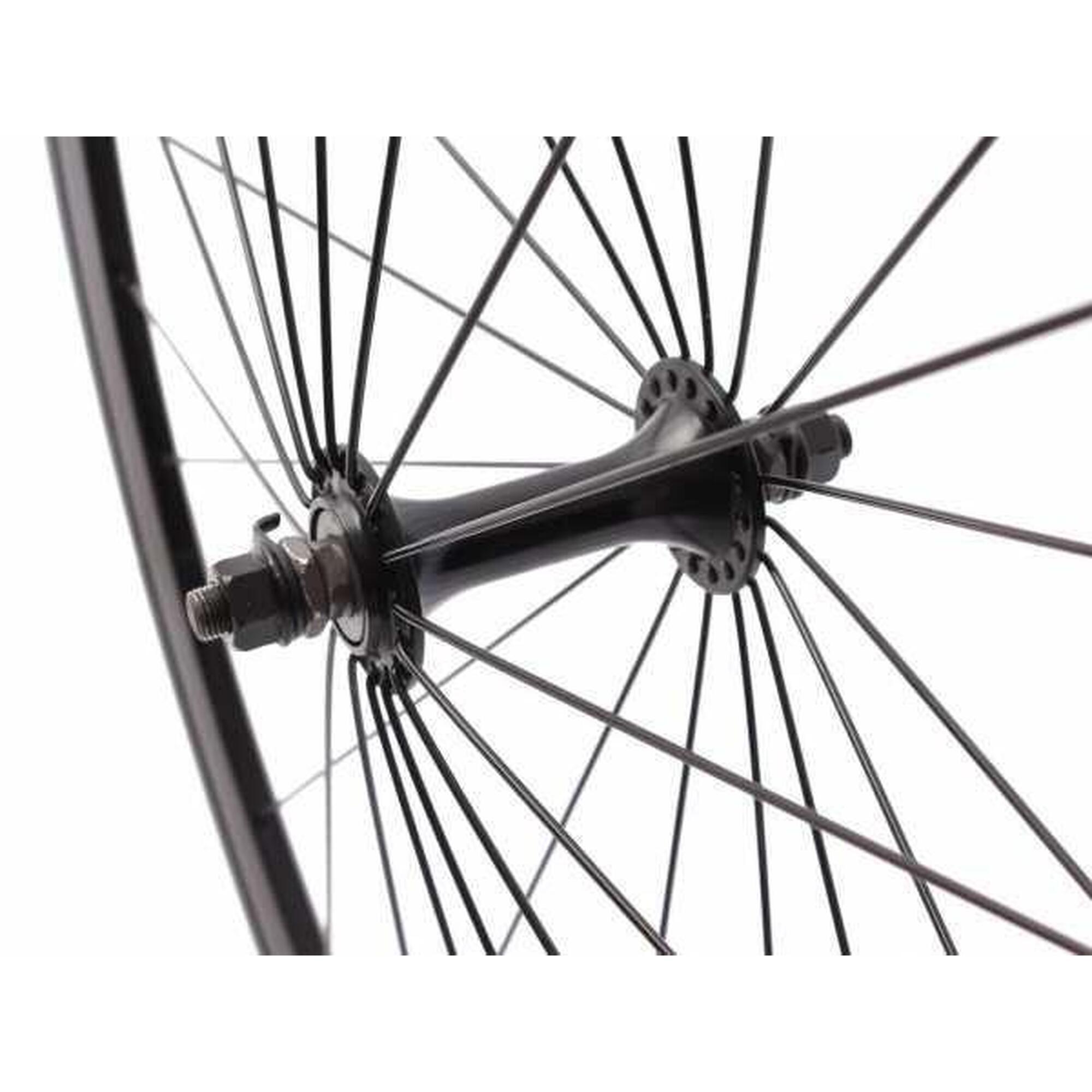 FIXIE ROATĂ FAȚĂ 28" NEGRU KHEBIKES