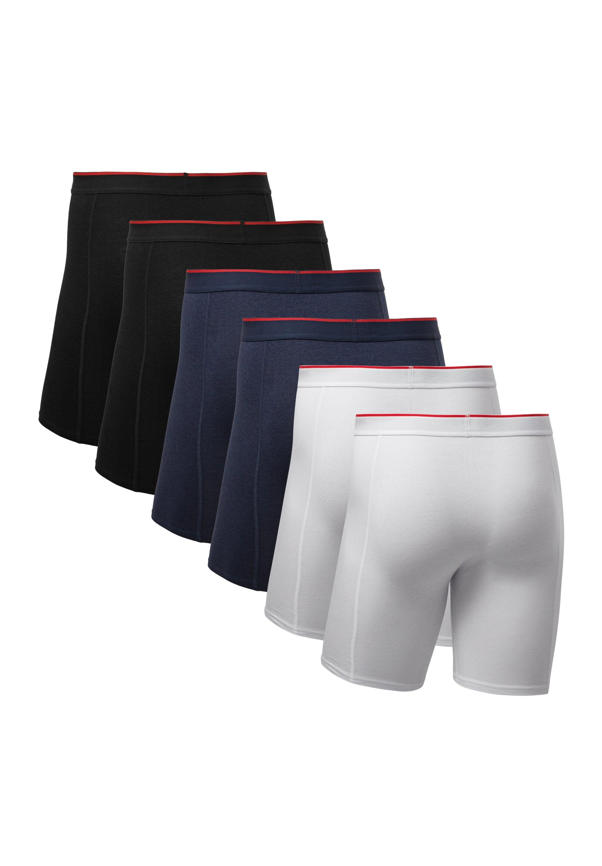 Boxers en bambou jambe extra longue 6 paires 2/6