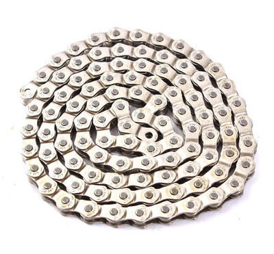 CATENA BMX ARGENTO HAFLINK 1/2 "x1/8" ACCIAIO KHEBIKES/KMC