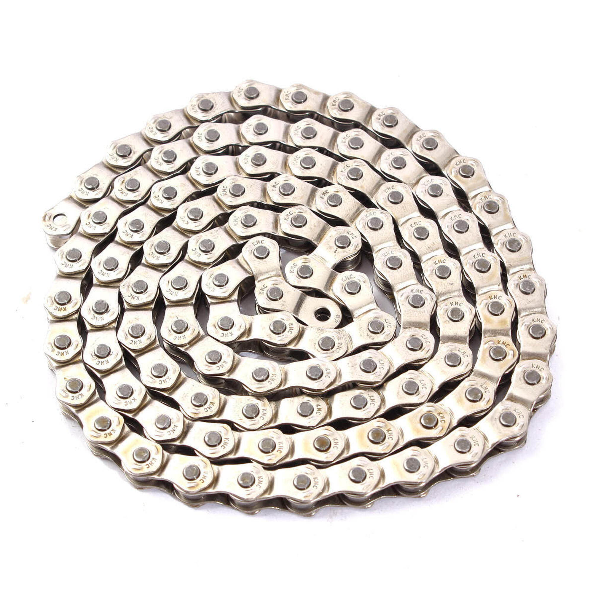 KHEBIKES BMX řetěz HALF-LINK SILVER 1/2 "x1/8" STEEL KHEBIKES/KMC