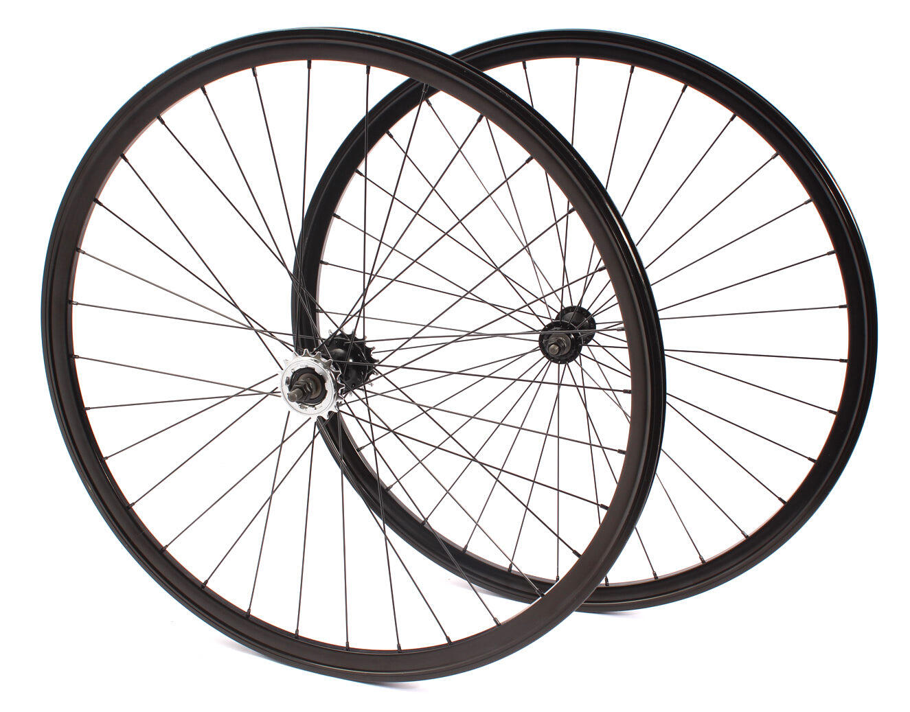 JEU DE ROUES FIXIE 28" NOIR KHEBIKES 2/5