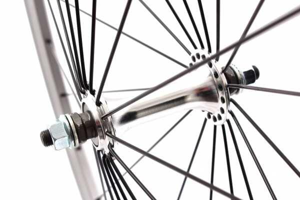 RUEDA DELANTERA FIXIE 28" SILVER KHEBIKES 3/3