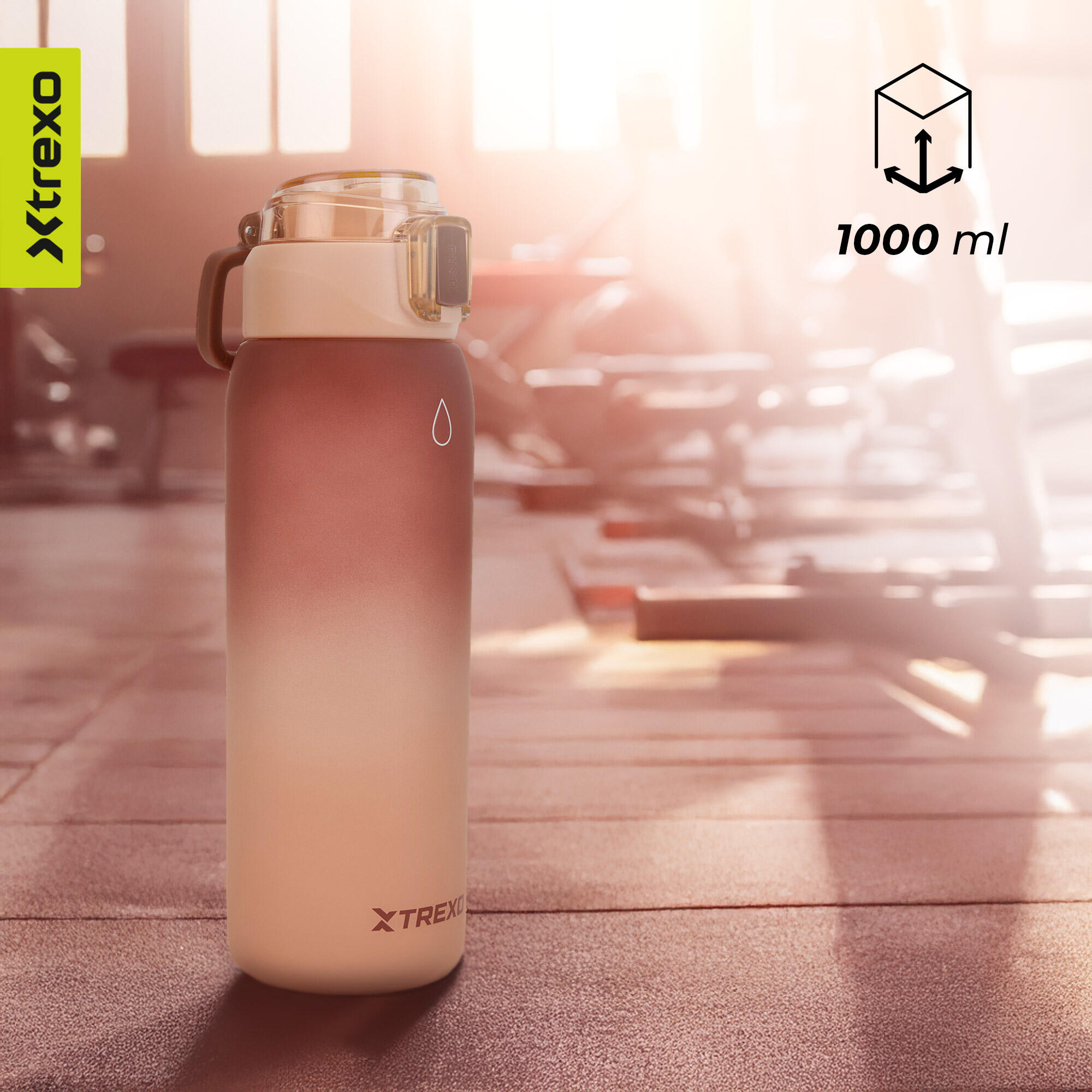 Bidon XTREXO Gulp 1000 ml 3/7