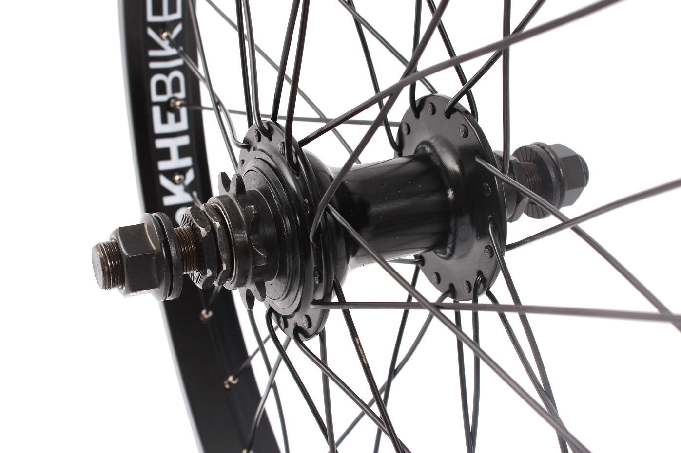 JUEGO DE RUEDAS BMX MVP 20 PULGADAS NEGRO 10/14MM S/B KHEBIKES 3/5