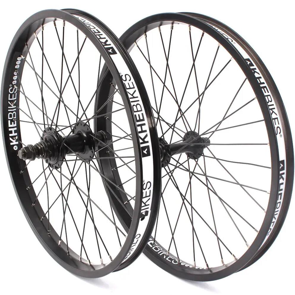 MVP 20-inch black BMX balance bike set, 10/14 mm, S/B, KHEBIKES