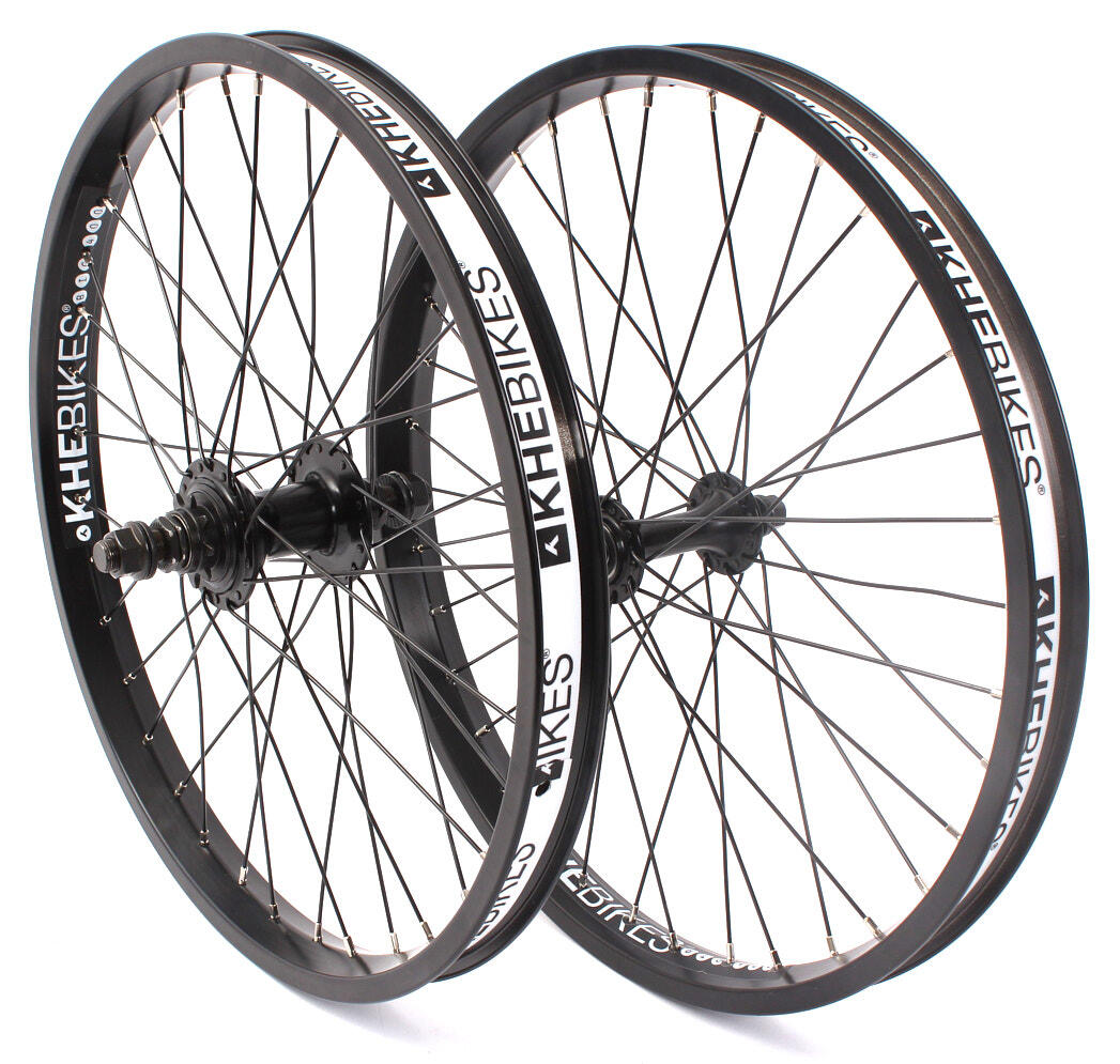 BMX WHEELSET MVP 20 INCH NEGRU 10/14MM S/B KHEBIKES