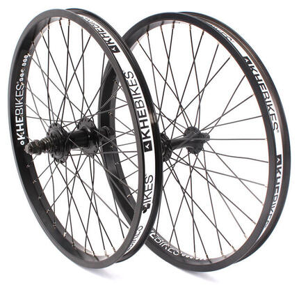 BMX LAUFRADSATZ MVP 20 ZOLL SCHWARZ 10/14MM S/B KHEBIKES