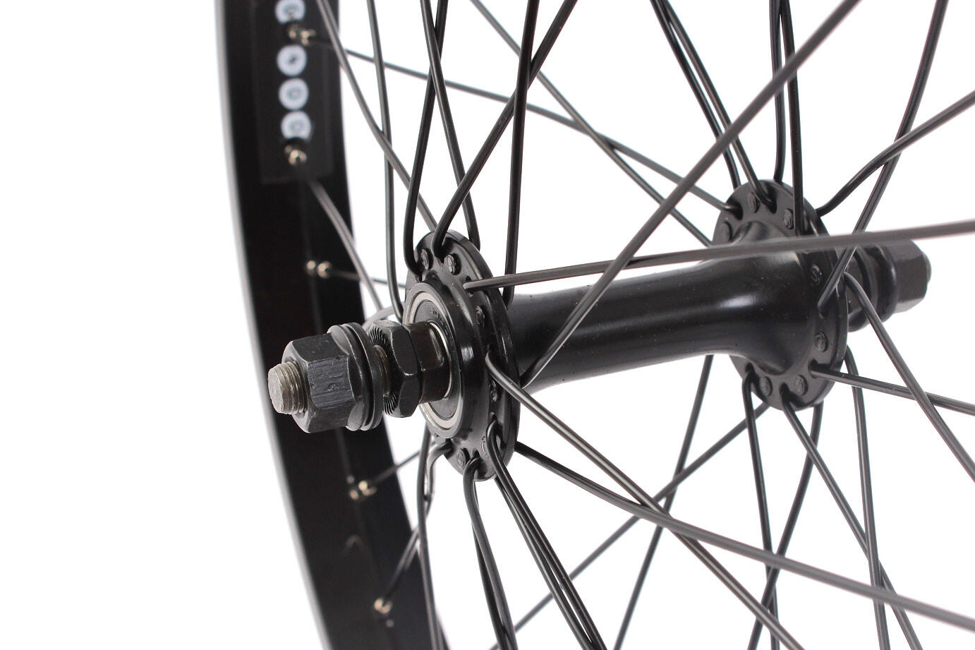 JUEGO DE RUEDAS BMX MVP 20 PULGADAS NEGRO 10/14MM S/B KHEBIKES 4/5