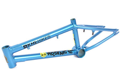 Bmx frame arsenic 16" blauw aluminium khebikes