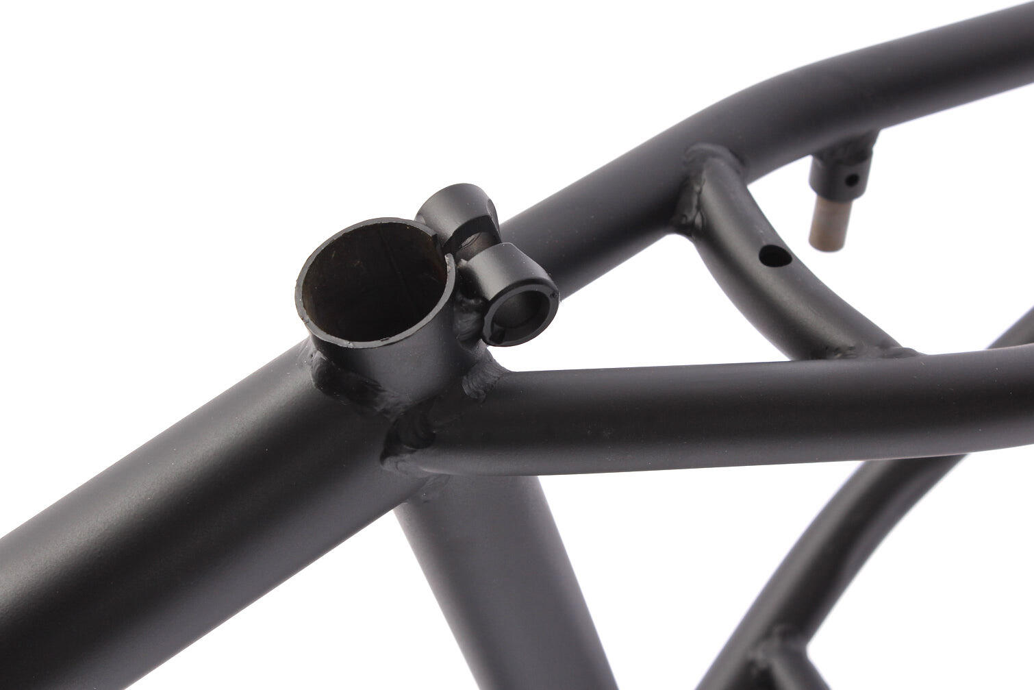 CADRE BMX SILENCER LT NOIR CRMO KHEBIKES 3/5