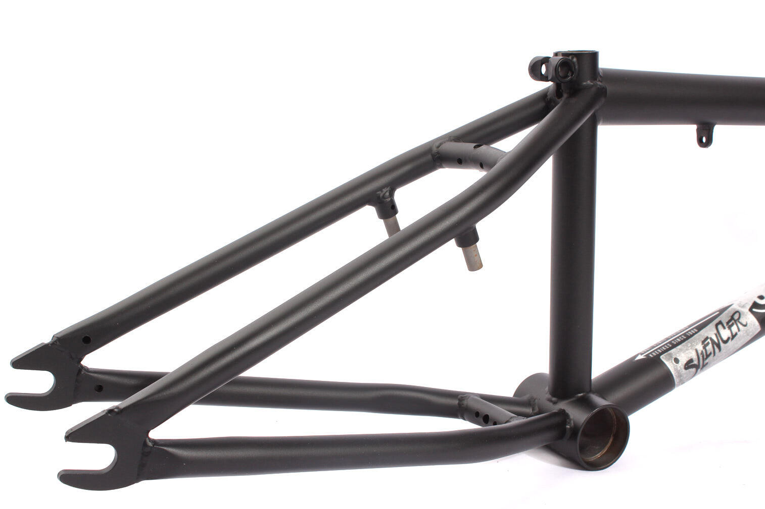 CADRE BMX SILENCER LT NOIR CRMO KHEBIKES 5/5