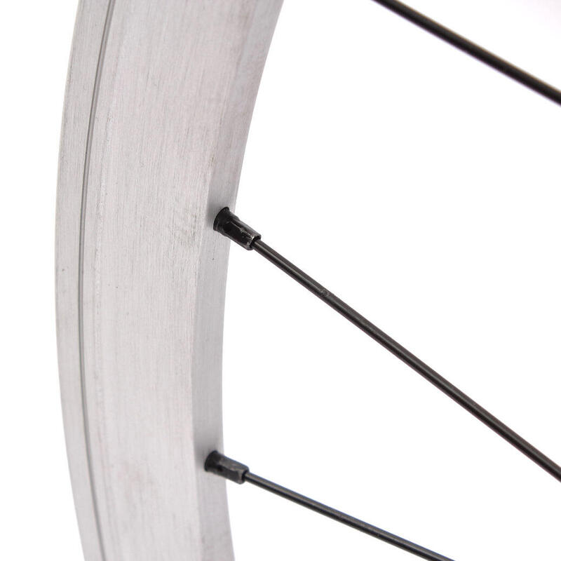 FIXIE ROATĂ SPATE 28" SILVER KHEBIKES