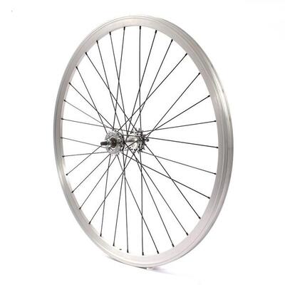 Fixie achterwiel 28" zilver khebikes