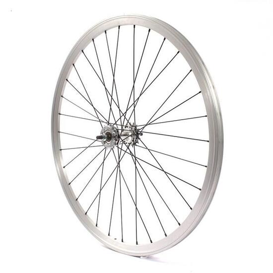 Roda Traseira Fixa De 28" Khebikes Prateados