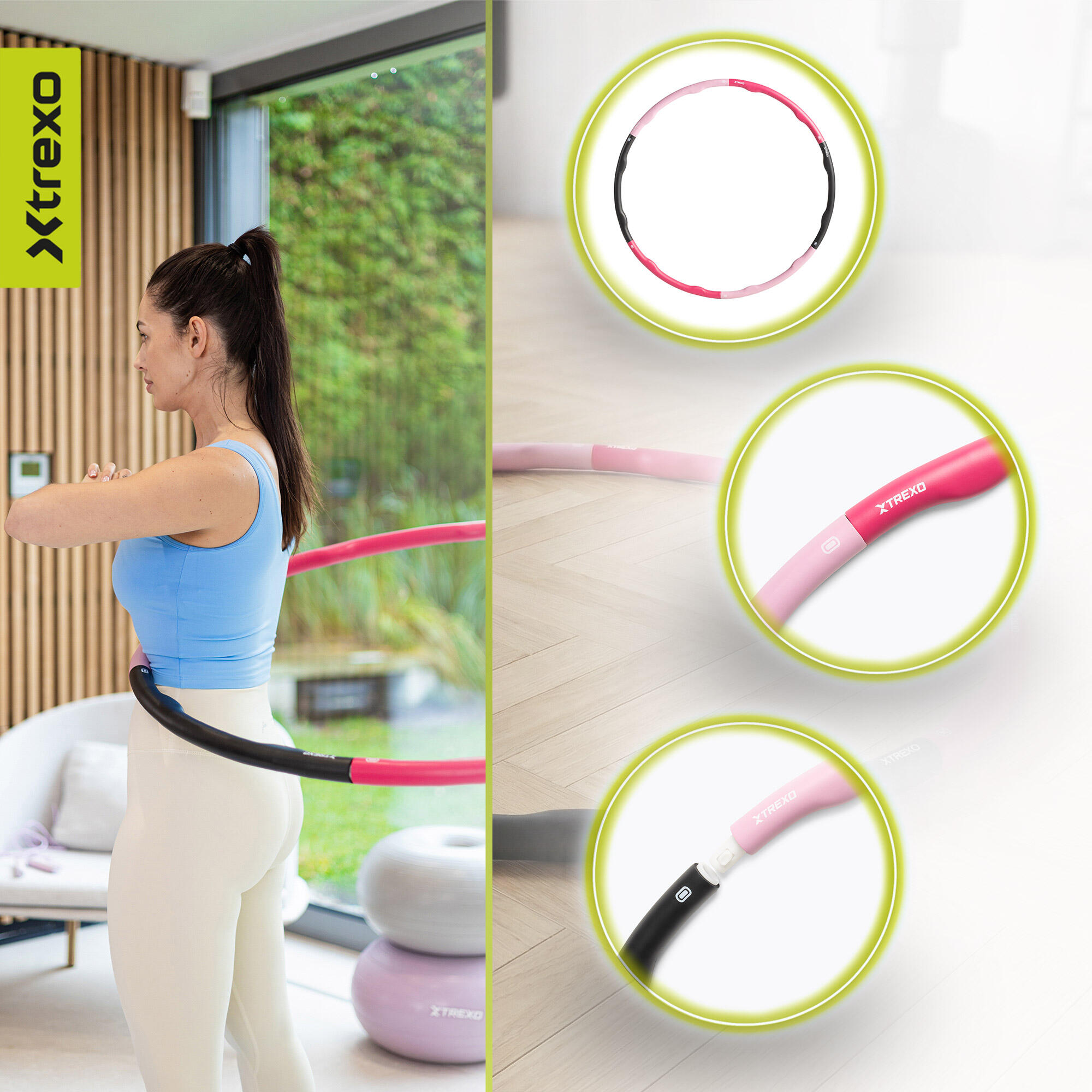 Hula hop massaggiante XTREXO TXO-B4Z035-PK 4/7