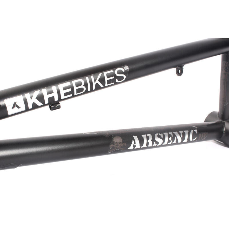 BMX CADRU ARSENIC ARSENIC 18" OȚEL NEGRU KHEBIKES