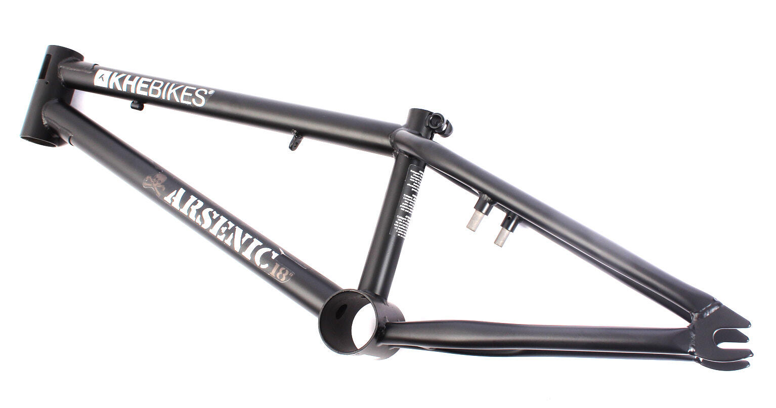 RAMA BMX ARSENIC 18" CZARNA STAL KHEBIKES 5/5