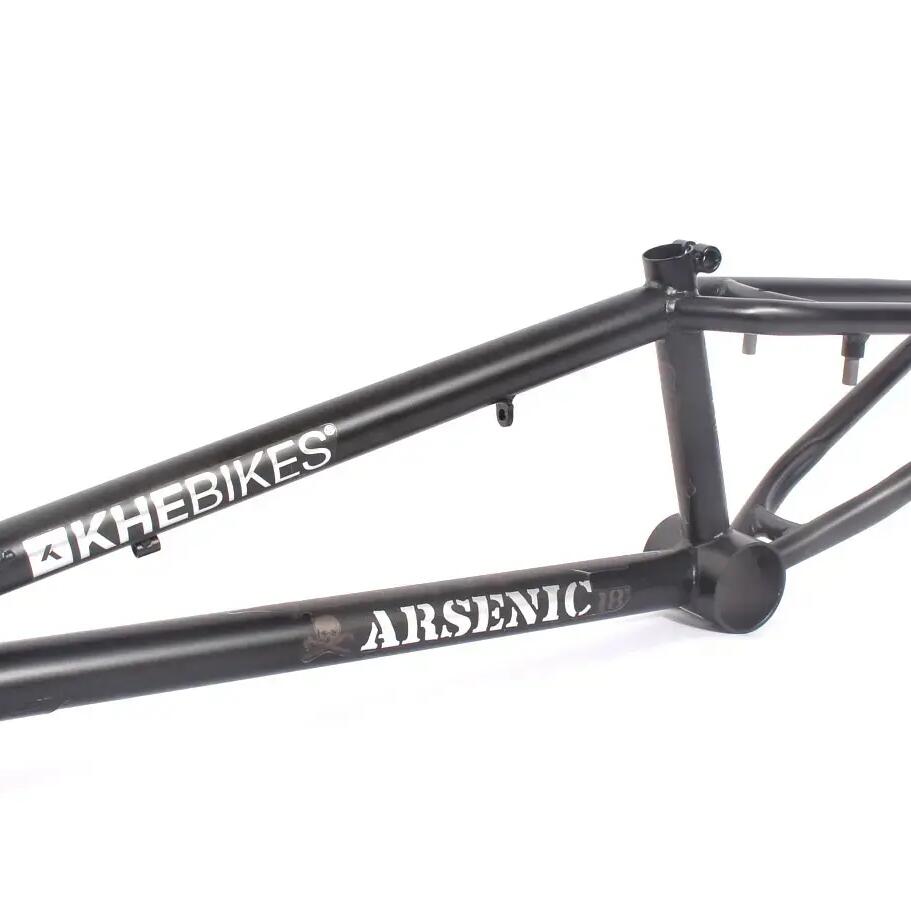 BMX frame ARSENIC 18 inch black steel KHEbikes