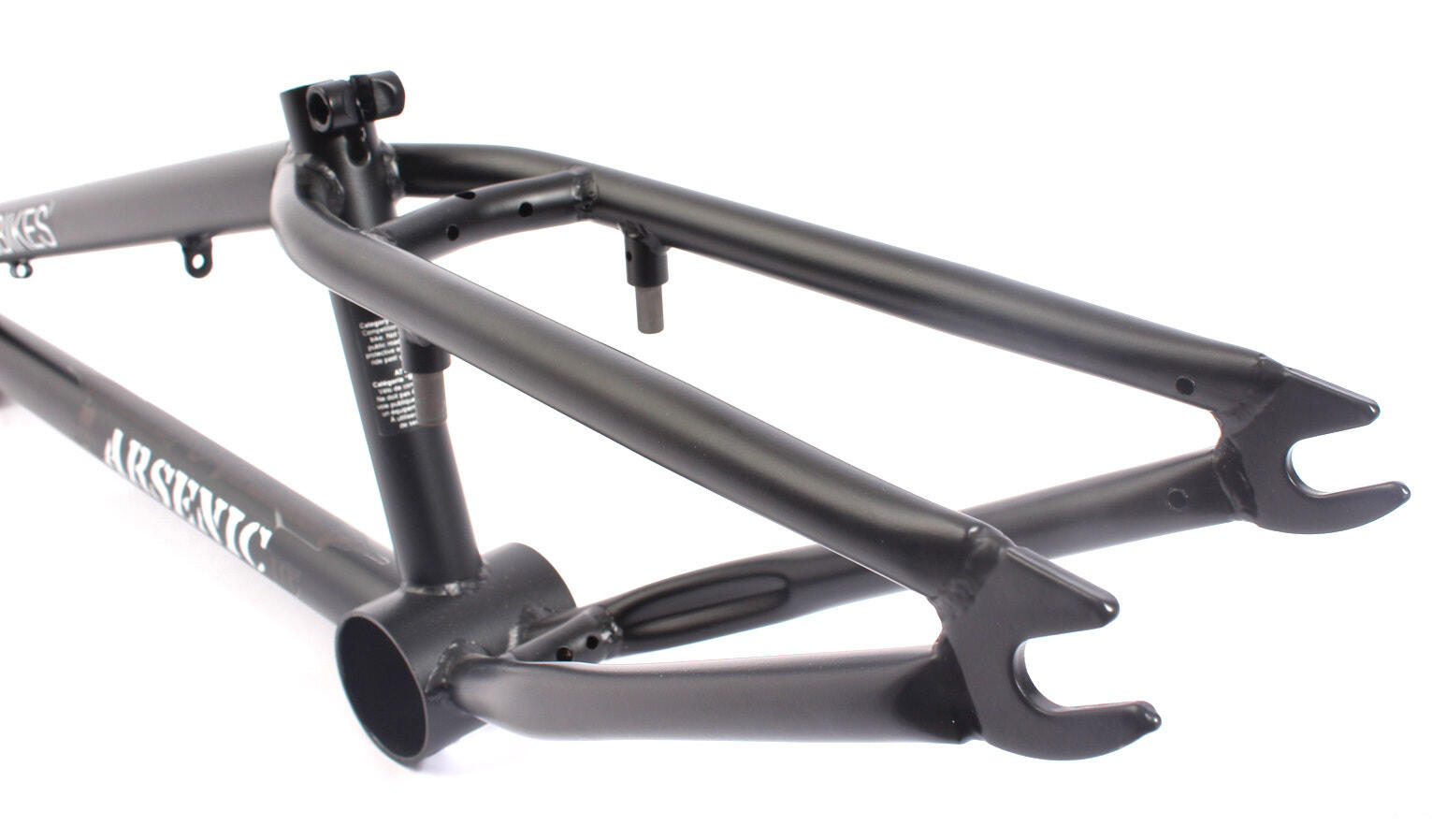 RAMA BMX ARSENIC 18" CZARNA STAL KHEBIKES 4/5