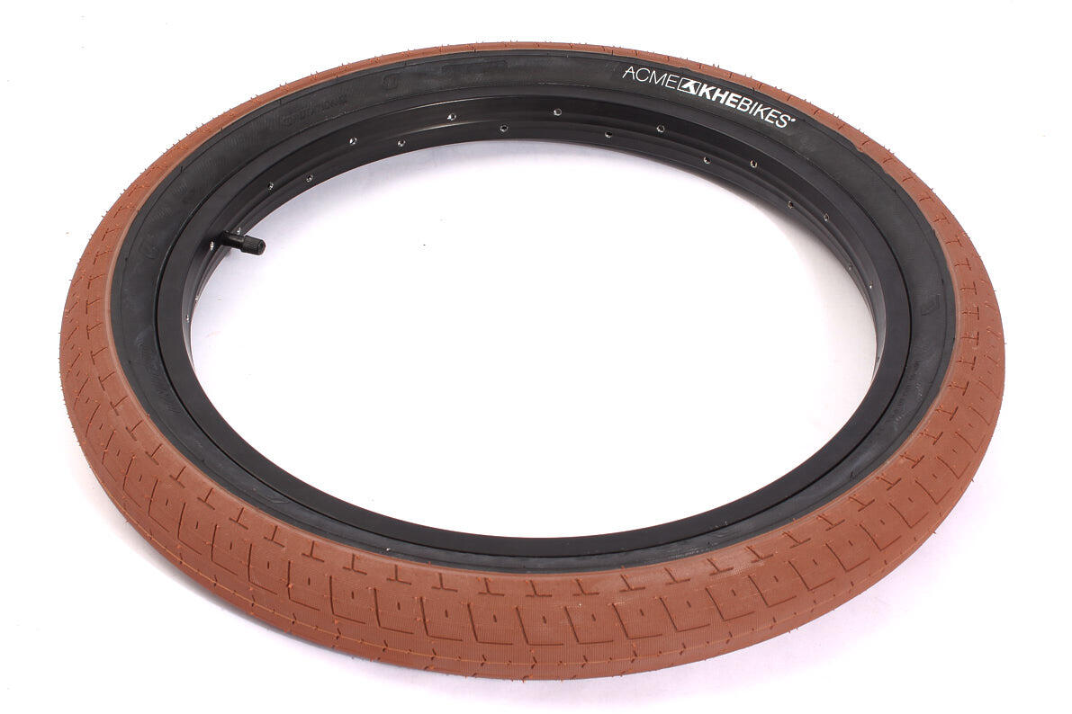 Pneu BMX ACME 20 x 2,40 pouces Marron-Noir KHEBIKES 4/5