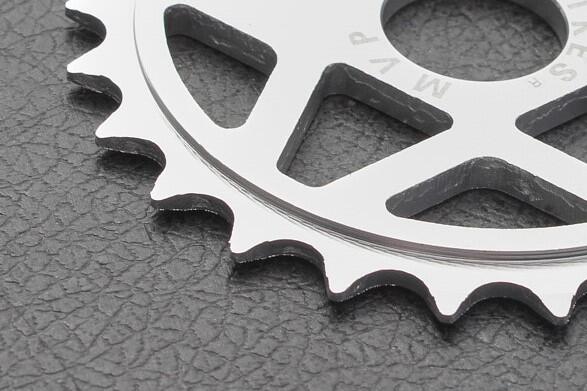 PLATO BMX ALU 25T PLATA KHEBIKES 4/5