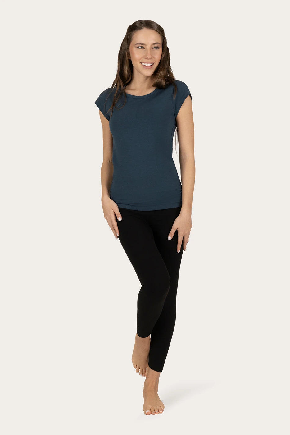 Yoga et Pilates Legging Isara 7/8  - Noir Onyx 4/5