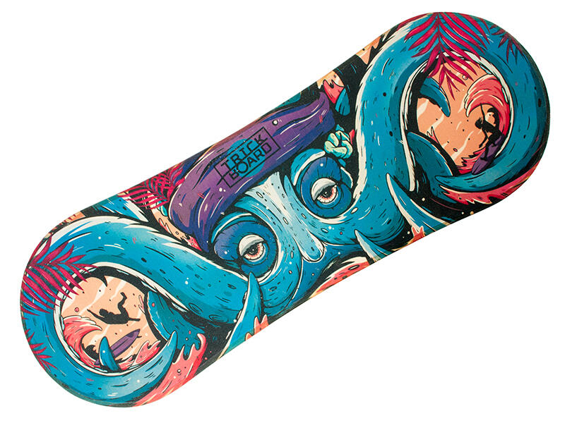TRICKBOARD Classic Octopus Blue balansschijf 2/4