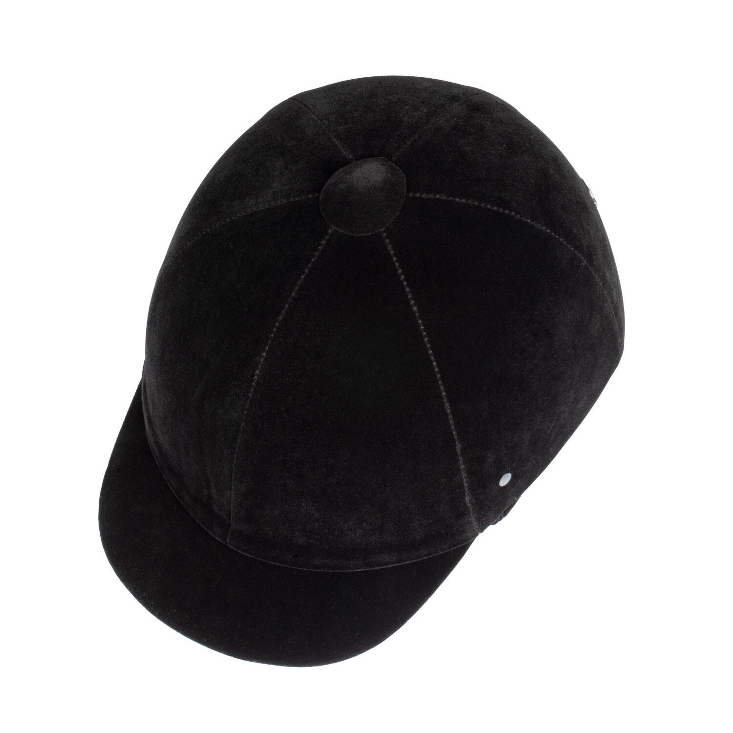 Fluwelen paardrijhelm met roeiriem 6/6