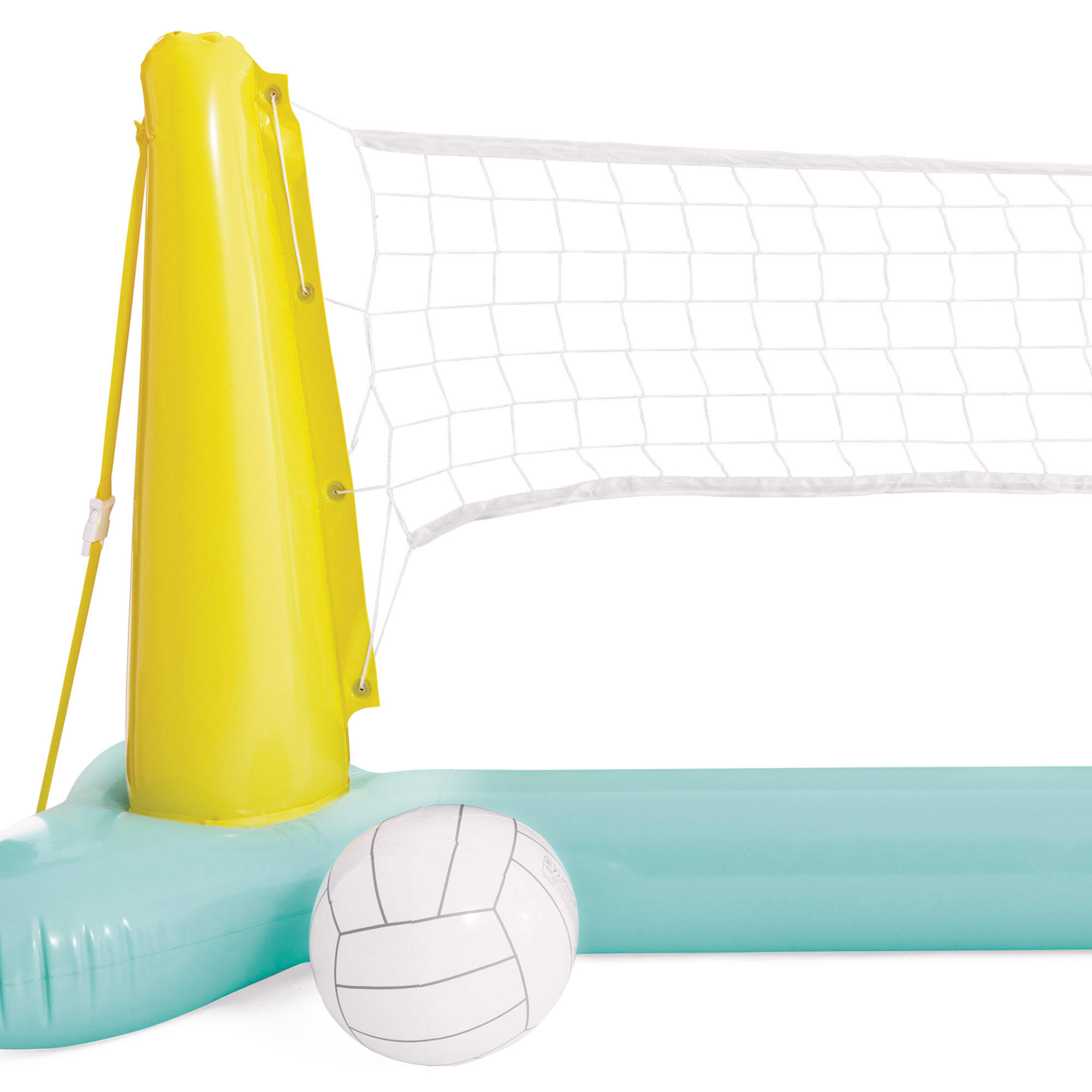 Pack INTEX juegos piscina con vóley hinchable + canasta flotante + portería 5/7