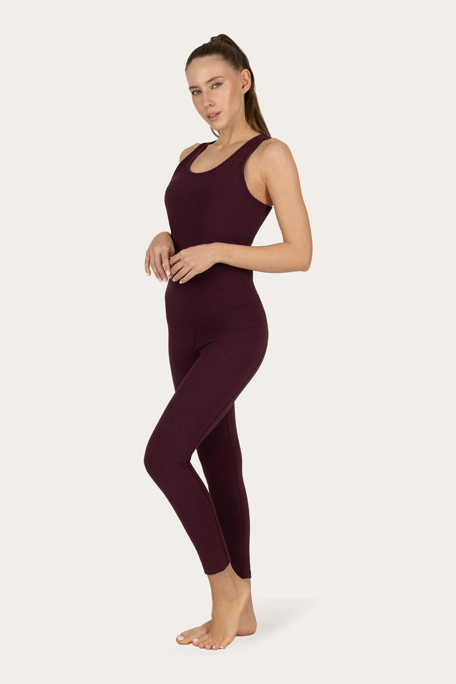 Surya 7/8  Legging Yoga et Pilates/Pilates - Violet foncé 5/5