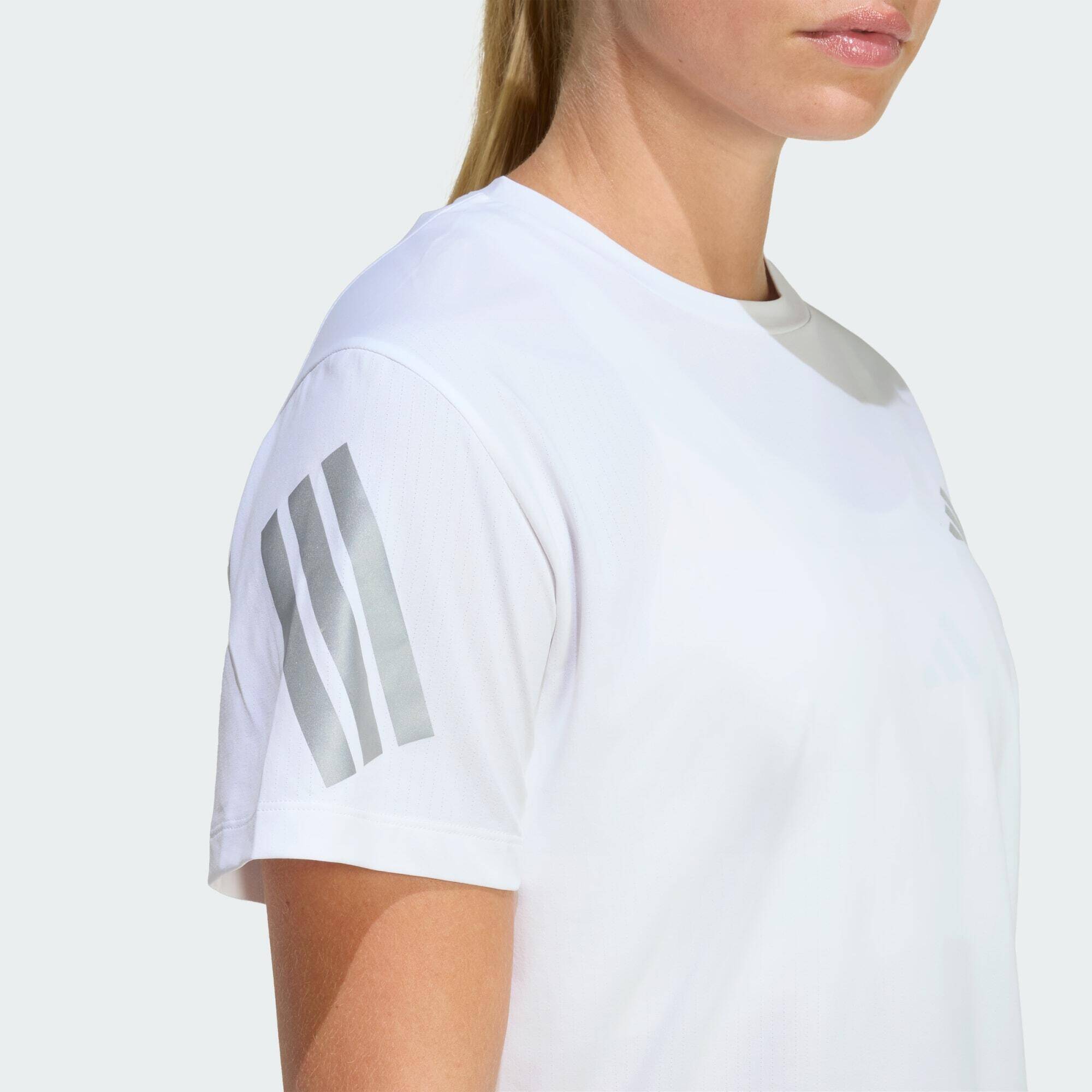 Adidas ADI365/// T W Women Running T-Shirts White -  5