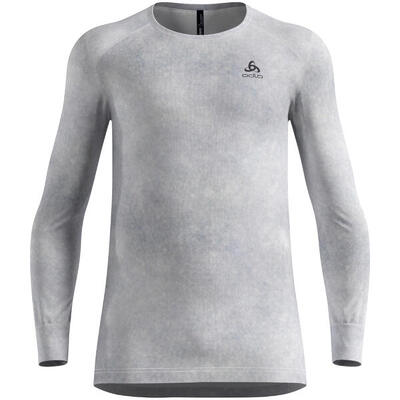 Thermoactieve heren longsleeve odlo active warm x pow bl top crew neck