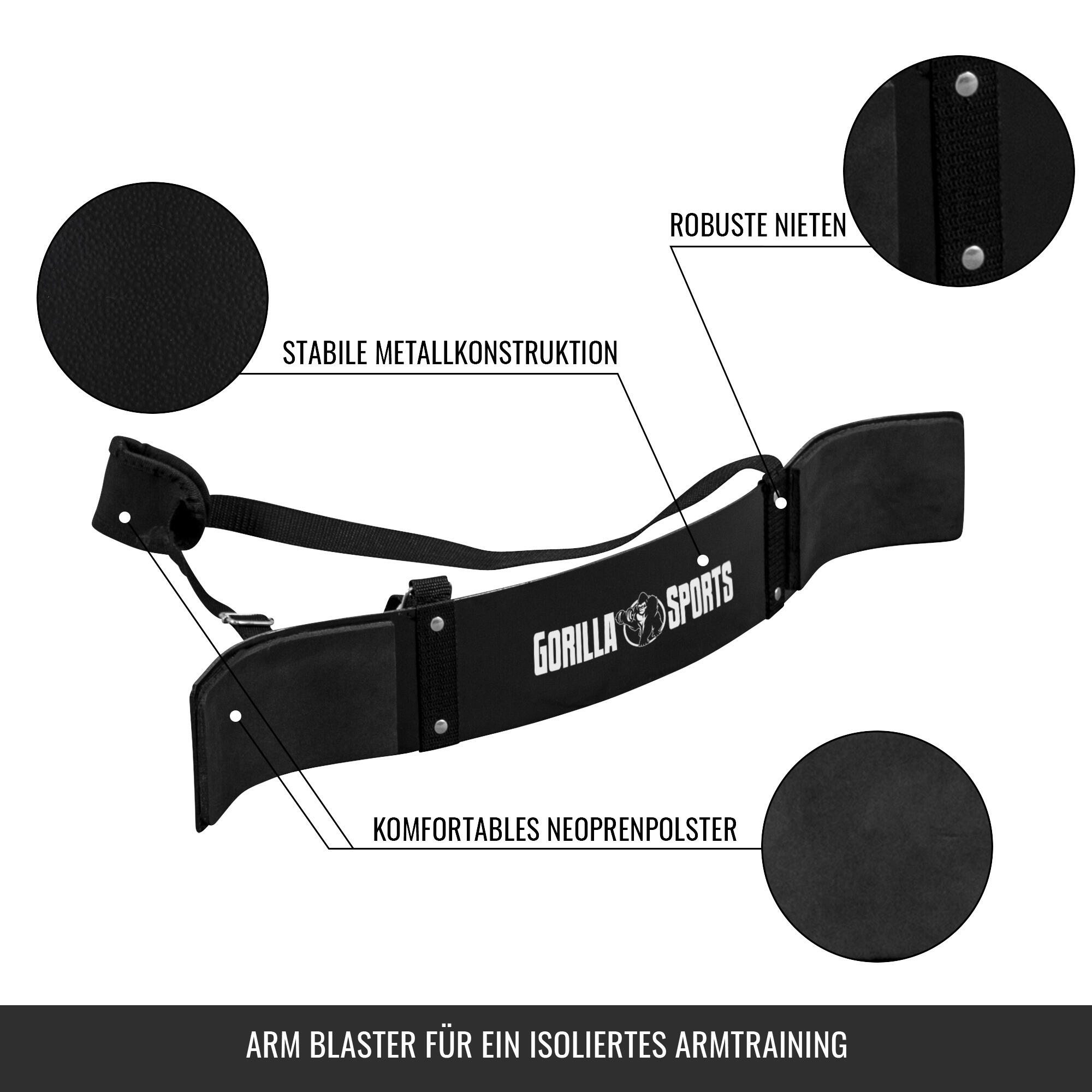 ISOLATEUR DE BICEPS / ARM BLASTER | ACCESSOIRE MUSCULATION 6/7