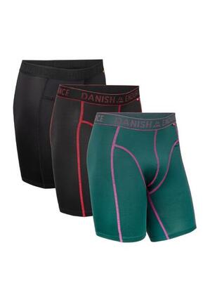 Sport-Boxershorts Herren extra lang Anti-Scheuern 3 Paar