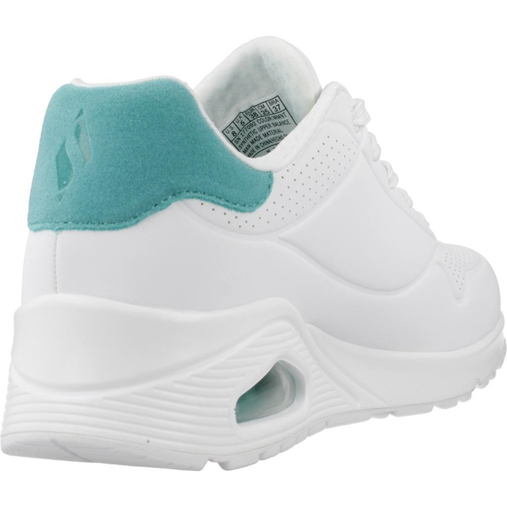 Baskets Femme Baskets Skechers UNO - POP BACK Blanc Blanc Skechers 3/7