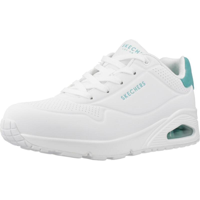 Baskets Femme Baskets Skechers UNO - POP BACK Blanc Blanc Skechers