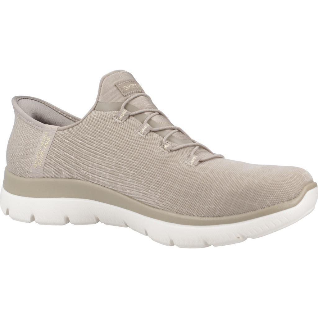 Baskets Femme Baskets Skechers SUMMITS-CLASSY NIGHT Beige Skechers 5/7