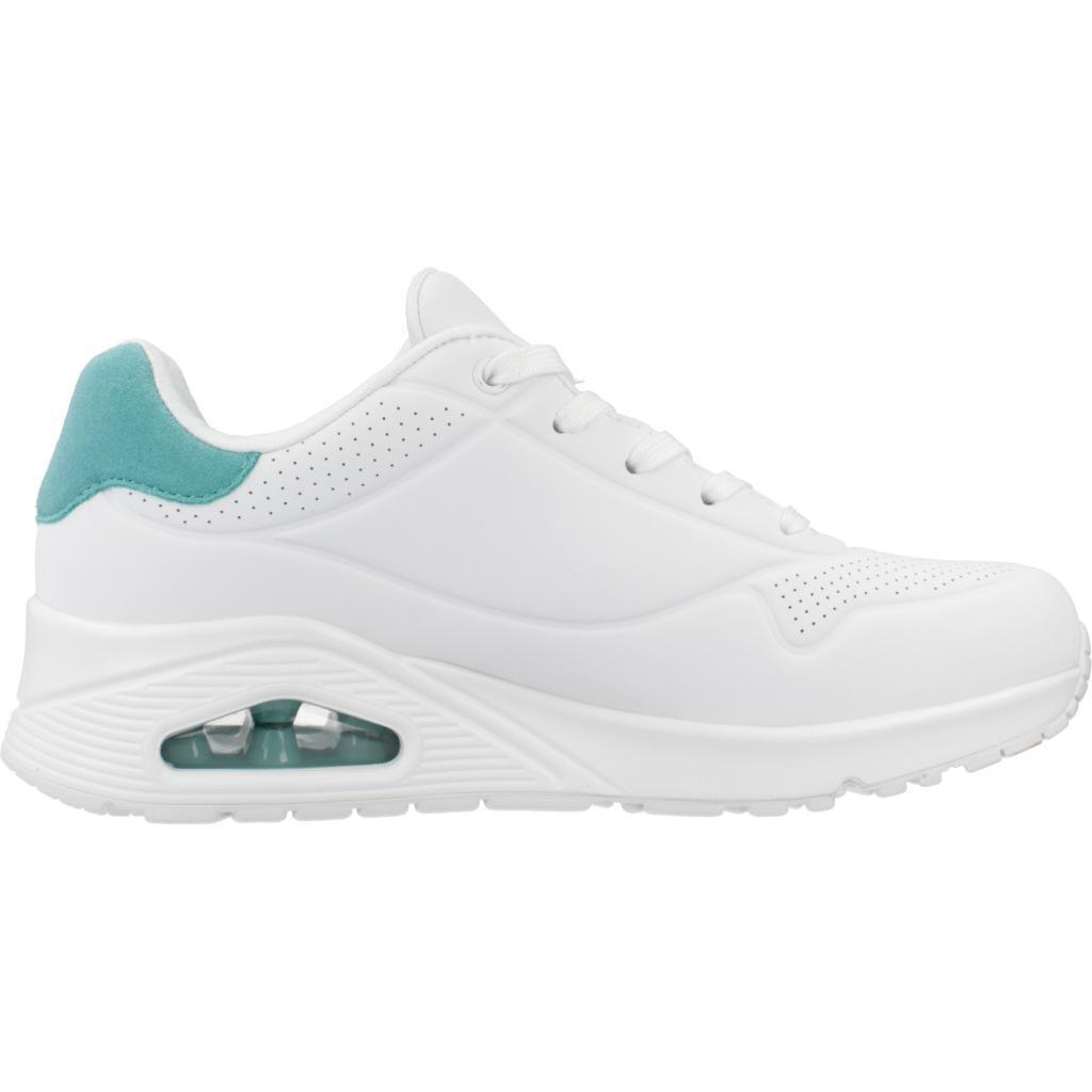 Baskets Femme Baskets Skechers UNO - POP BACK Blanc Blanc Skechers 4/7