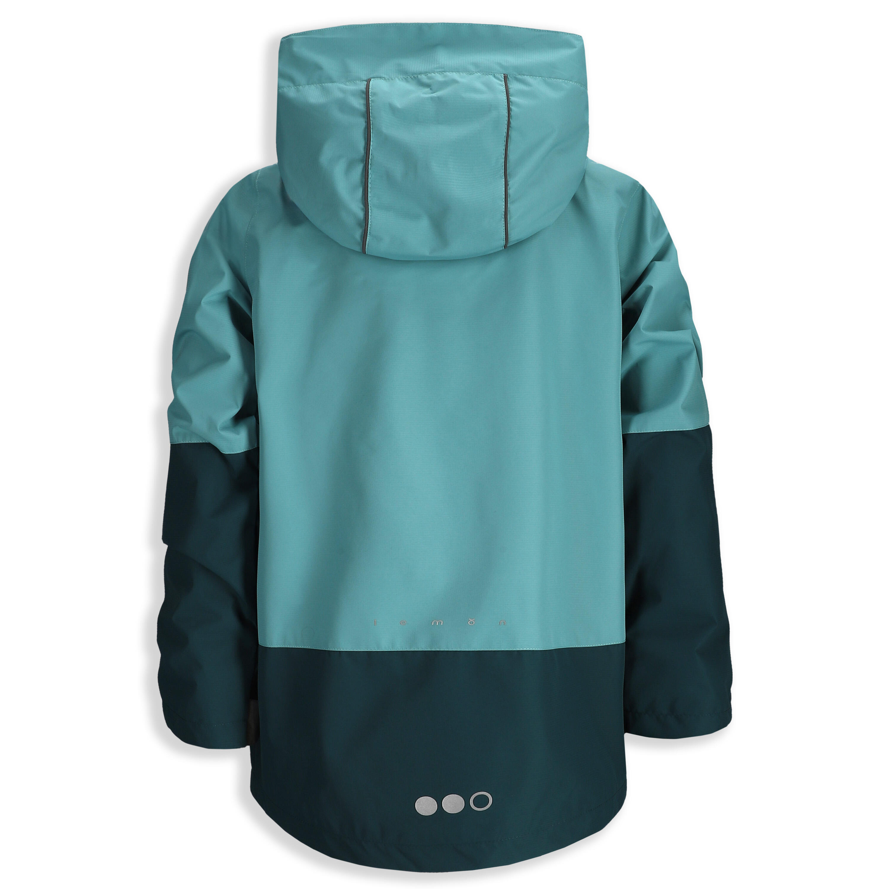 Kinderen regenjas voor wandelen WL6 waterdicht groen 2/7