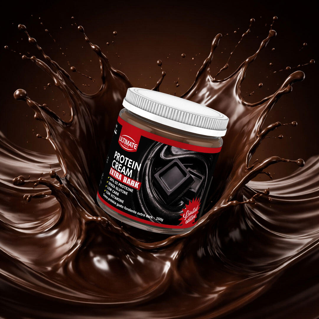 Alimento - PROTEIN CREAM FONDENTE EXTRA DARK 250g AL 30% DI PROTEINE 7/7