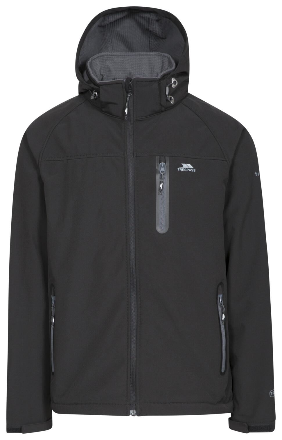Trespass Accelerator Ii - Masculin Softshell Jkt Black - Imagine 1