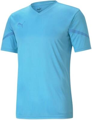 Heren t-shirt puma teamflash jersey blauw atol blauw